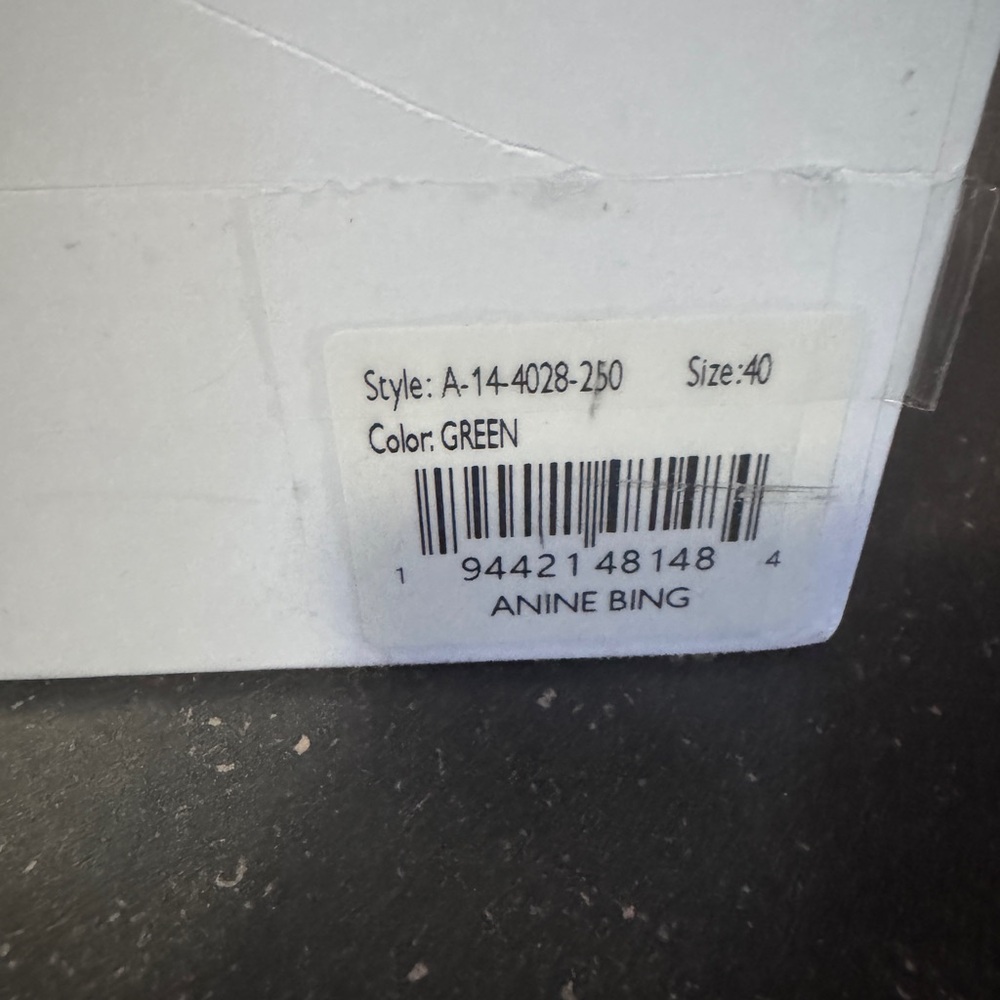 Anine Bing green slides - Picture 9 of 10
